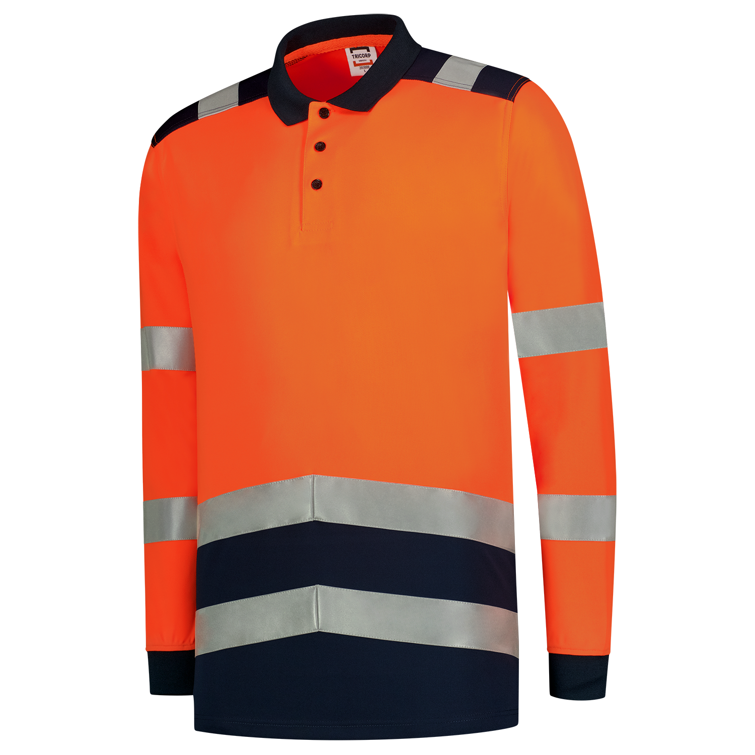 Poloshirt High Vis Bicolor Lange Mouw
